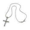 George Thomas - Men's Silver Cross Necklace