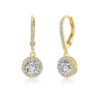 Lafonn Lassaire Simulated Diamond Drop Halo Earrings
